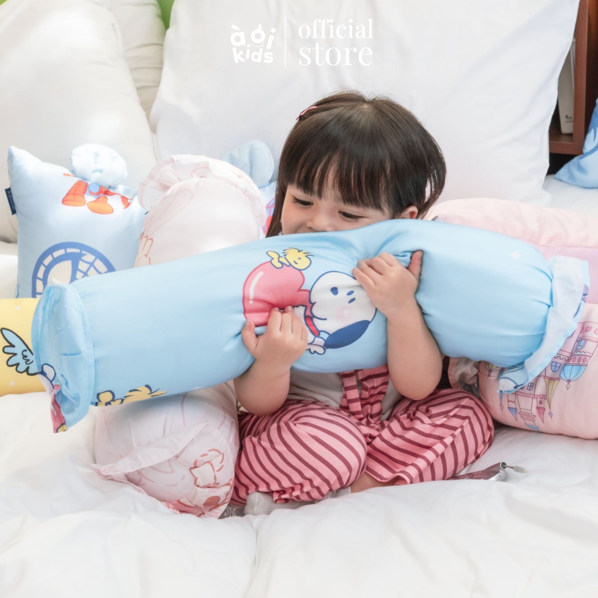  Vỏ gối ôm họa tiết em bé | Tencel 50S | 23 x 60cm, 30 x 80cm 