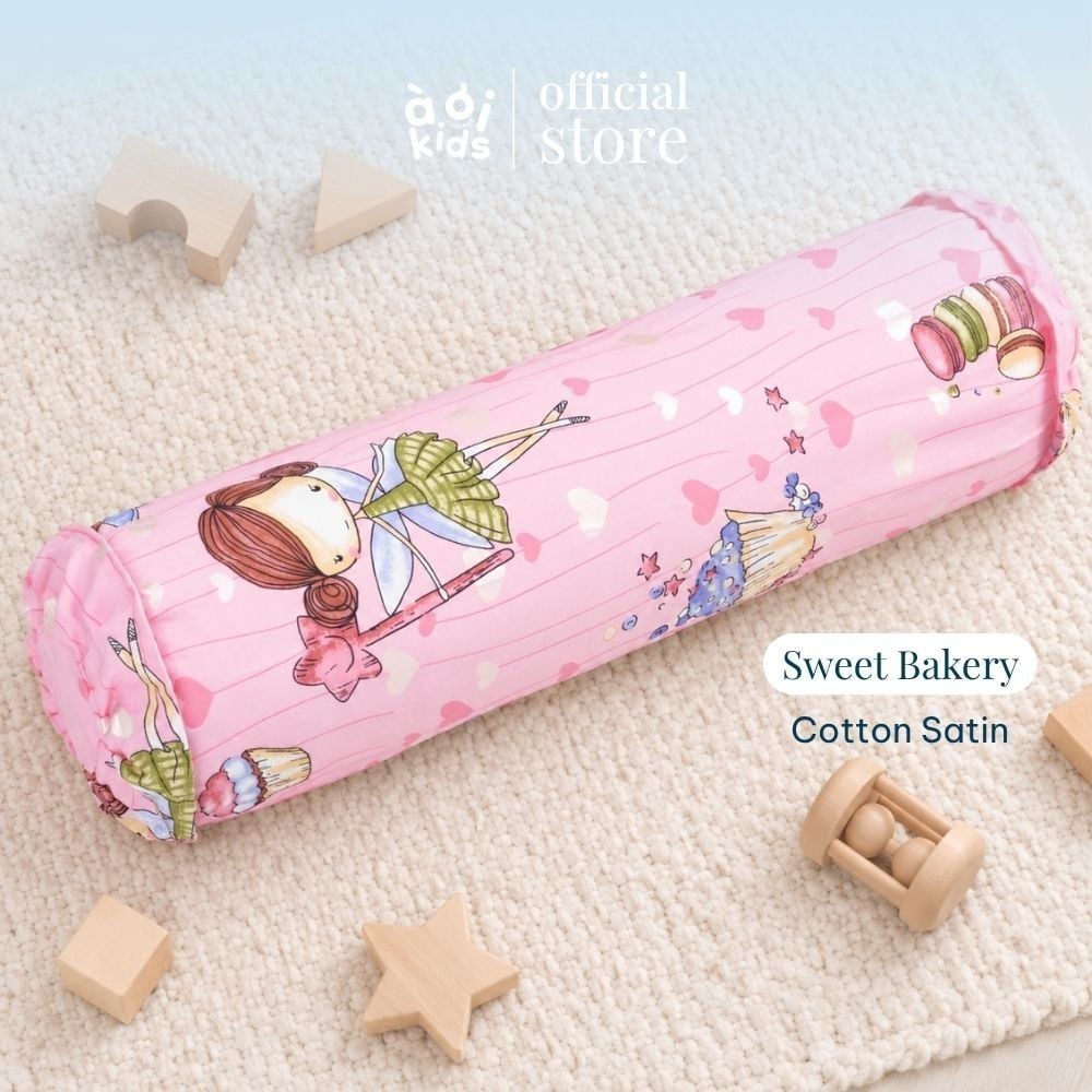  Vỏ gối ôm họa tiết em bé | Cotton Satin | 23 x 60cm, 30 x 80cm 