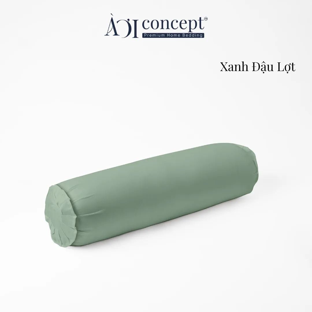  Vỏ Gối Ôm Lụa Tencel 60S | 37 x 100cm | Trơn | Nhiều Màu | Dây Khóa Kéo, Không Xù Lông 