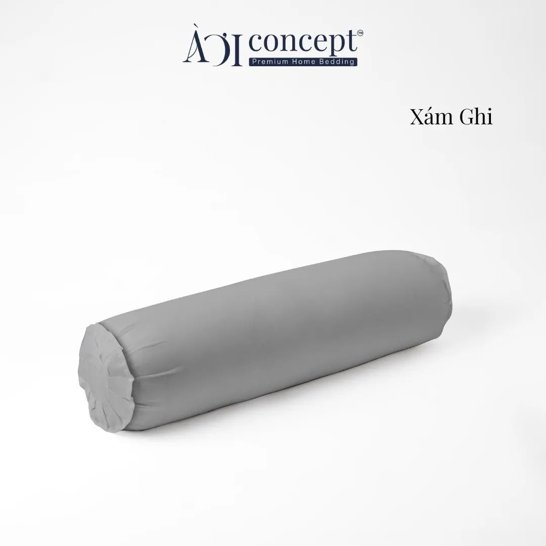  Vỏ Gối Ôm Lụa Tencel 60S | 37 x 100cm | Trơn | Nhiều Màu | Dây Khóa Kéo, Không Xù Lông 