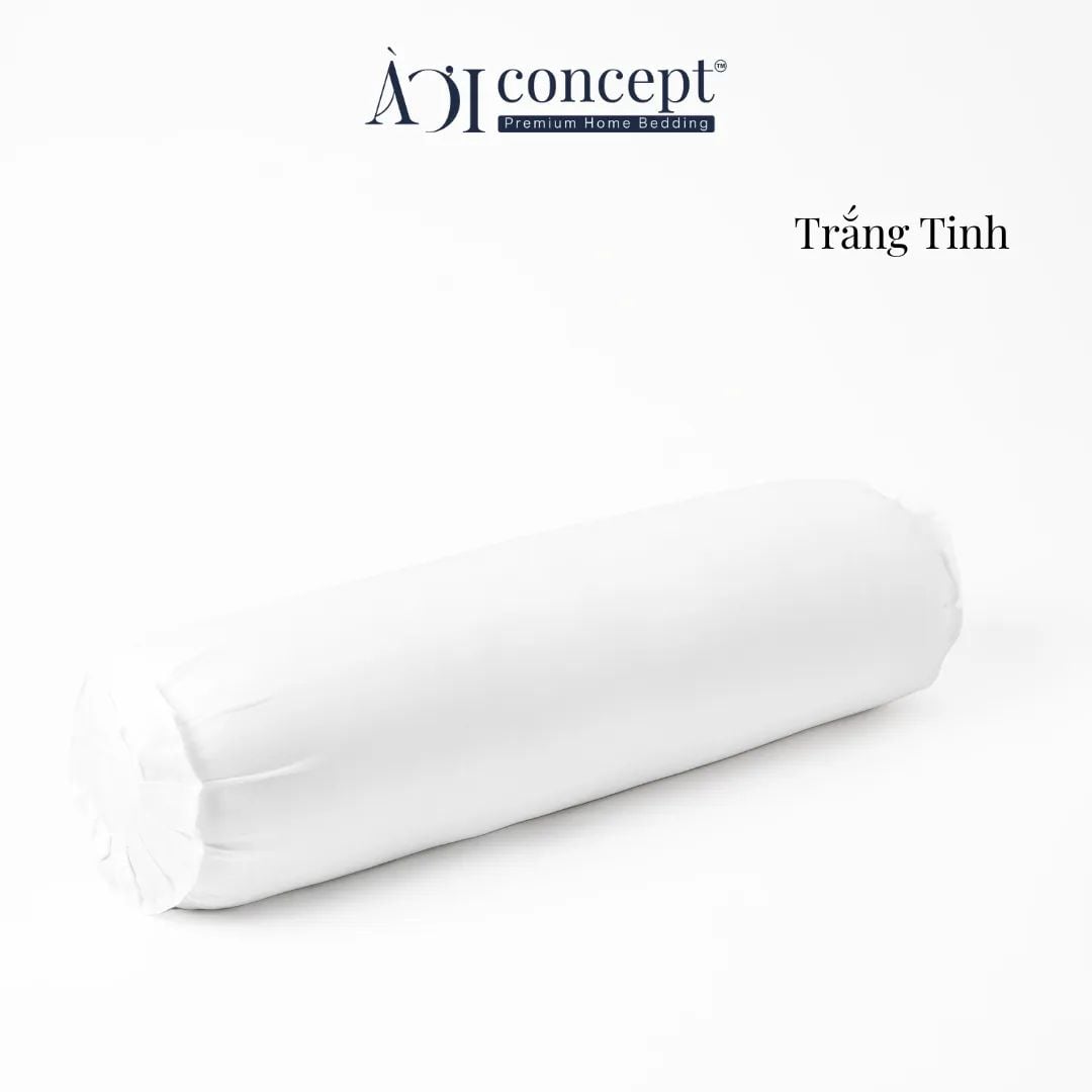  Vỏ Gối Ôm Lụa Tencel 60S | 37 x 100cm | Trơn | Nhiều Màu | Dây Khóa Kéo, Không Xù Lông 