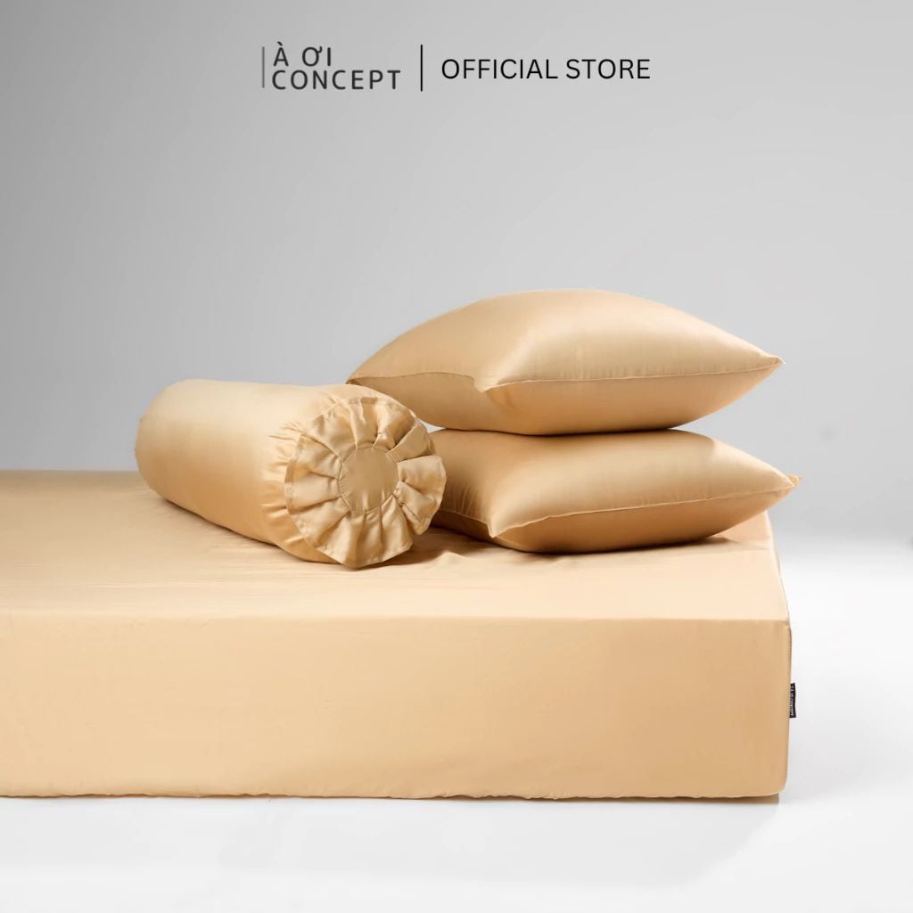 Vỏ Gối Ôm Lụa Tencel 60S | 37 x 100cm | Trơn | Nhiều Màu | Dây Khóa Kéo, Không Xù Lông 