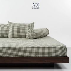  Vỏ Gối Ôm Washed Cotton | 37x100 cm | 20 Màu | Họa Tiết Caro Sọc | Thoáng Mát 