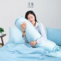  Vỏ Gối Ôm Lụa Tencel 50S | 37 x 100cm | Trơn | Nhiều Màu | Dây Khóa Kéo, Không Xù Lông 
