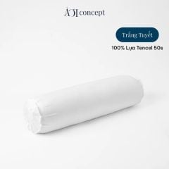  Vỏ Gối Ôm Lụa Tencel 50S | 37 x 100cm | Trơn | Nhiều Màu | Dây Khóa Kéo, Không Xù Lông 