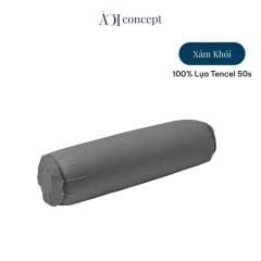  Vỏ Gối Ôm Lụa Tencel 50S | 37 x 100cm | Trơn | Nhiều Màu | Dây Khóa Kéo, Không Xù Lông 