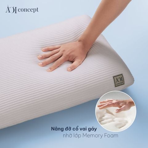  Ruột Gối Nằm Mellow Pillow | Memory Foam | 35x55cm 40x60cm | À Ơi Concept 