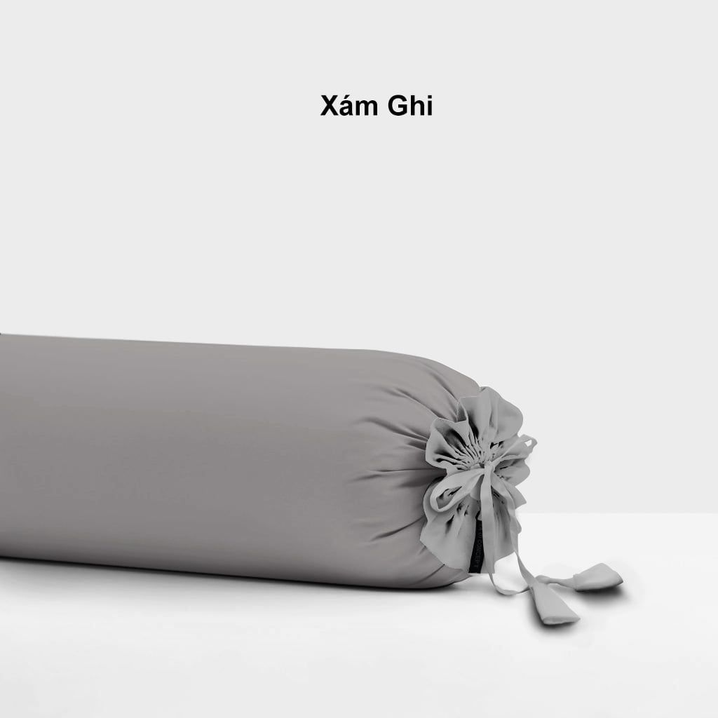 
                    
                    Vỏ gối ôm | Cotton Satin | 37 x 100 cm | Xám Ghi
                    
                    