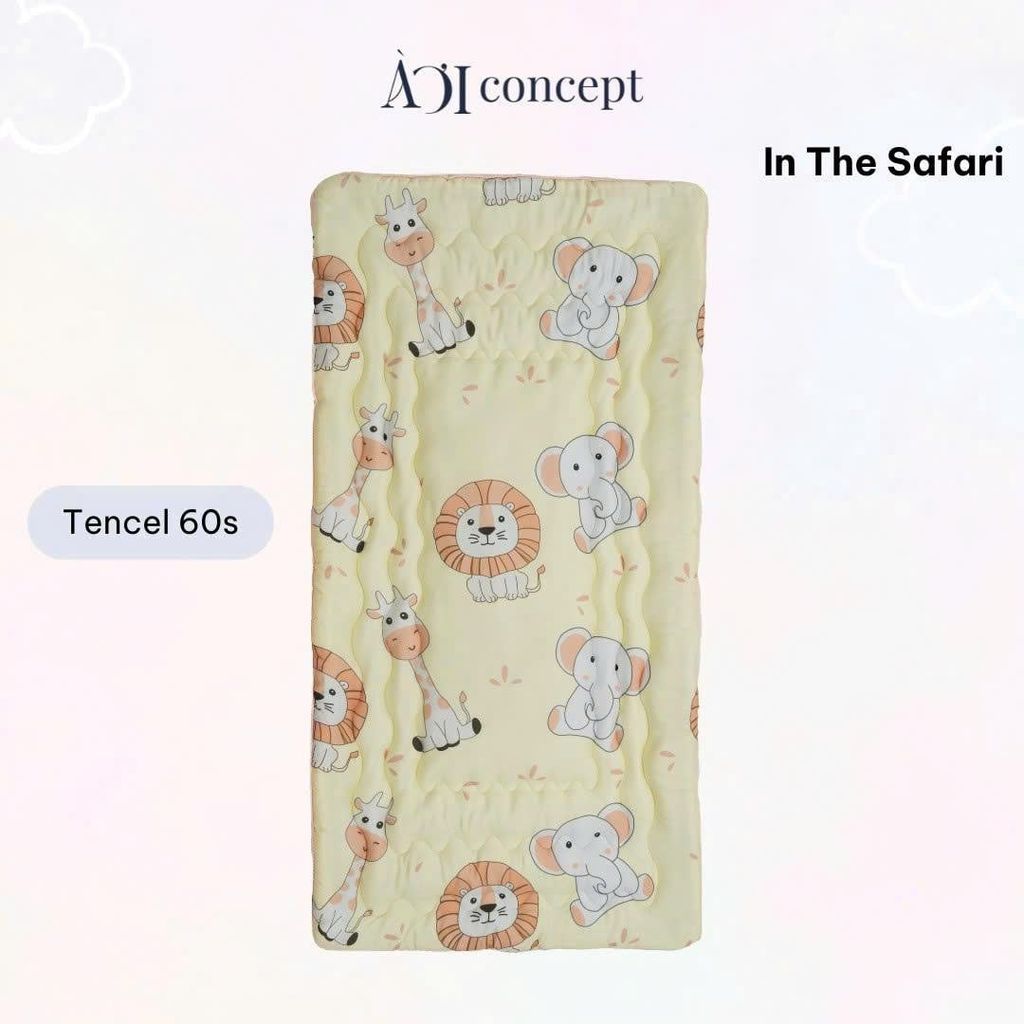 Nệm em bé Tencel 60s, Hoạ tiết [ In The Safari ]