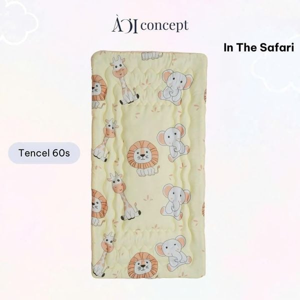  Nệm em bé Tencel 60s, Hoạ tiết [ In The Safari ] 