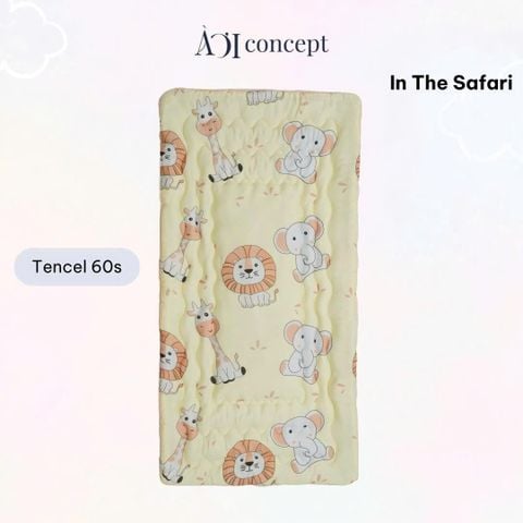  Nệm em bé Tencel 60s, Hoạ tiết [ In The Safari ] 