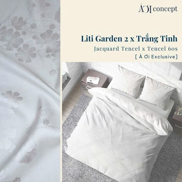  Bộ chăn ga gối | Tencel dệt kim | 5 món | 160x200cm, 180x200cm, 200x220cm | Jacquard Tencel x Tencel 60s 