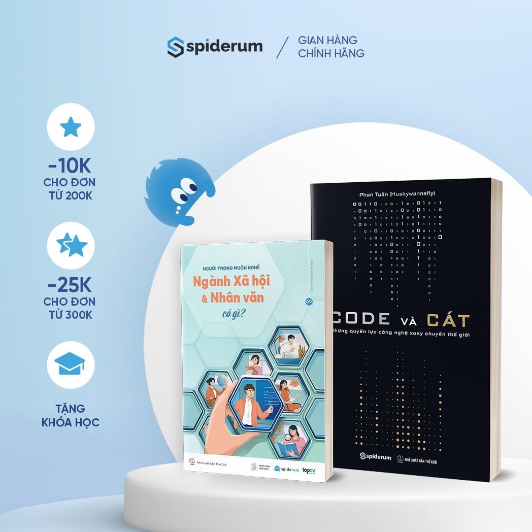  Combo Hướng Nghiệp - Sách Code Và Cát và Người Trong Muôn Nghề: Ngành Xã Hội Và Nhân Văn Có Gì? 