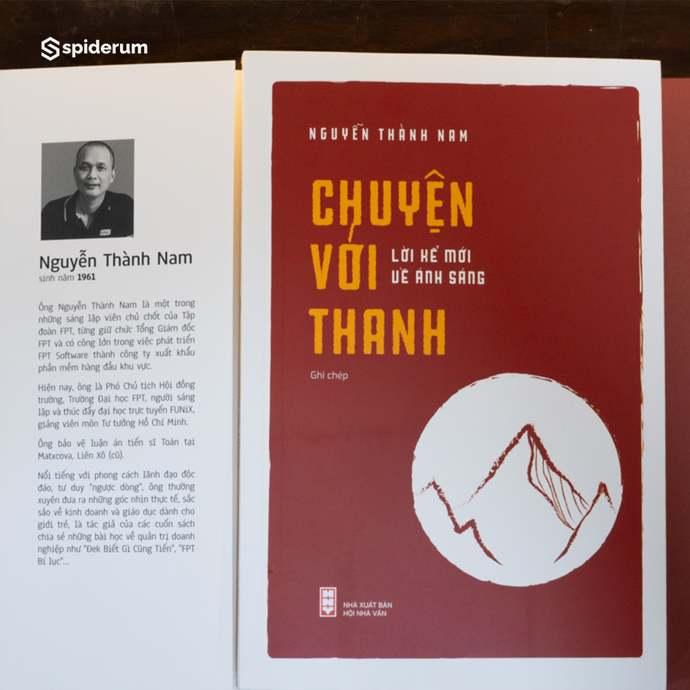  Sách Chuyện Với Thanh - Lời Kể Mới Về Ánh Sáng - Tác giả Nguyễn Thành Nam 
