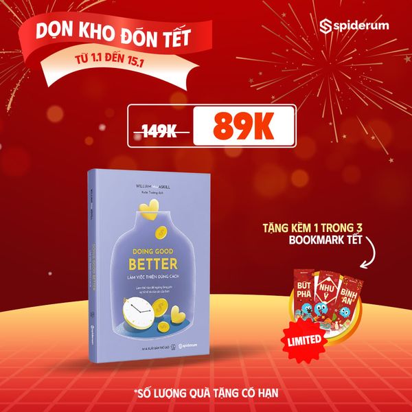  [Xả Kho Đón Tết] Sách Doing Good Better - Làm Việc Thiện Đúng Cách 