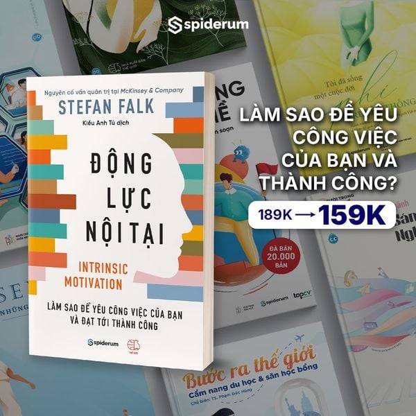  [Xả Kho] Sách Động Lực Nội Tại: Làm Sao Để Yêu Công Việc Của Bạn Và Đạt Đến Thành Công - Tác giả Stefan Falk 
