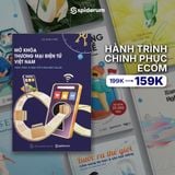  [Xả Kho] Sách Mở Khóa Thương Mại Điện Tử Việt Nam - Hành Trình 15 Năm Trở Thành Best Seller - Tác Giả Vũ Minh Trà 