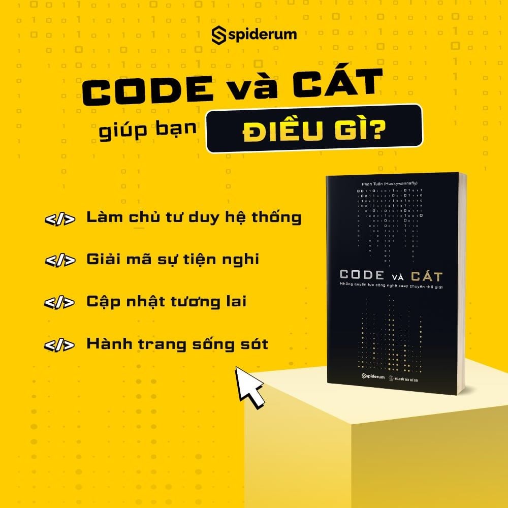  Sách Code và Cát - Những Quyền Lực Công Nghệ Xoay Chuyển Thế Giới - Tác Giả Phan Tuấn 