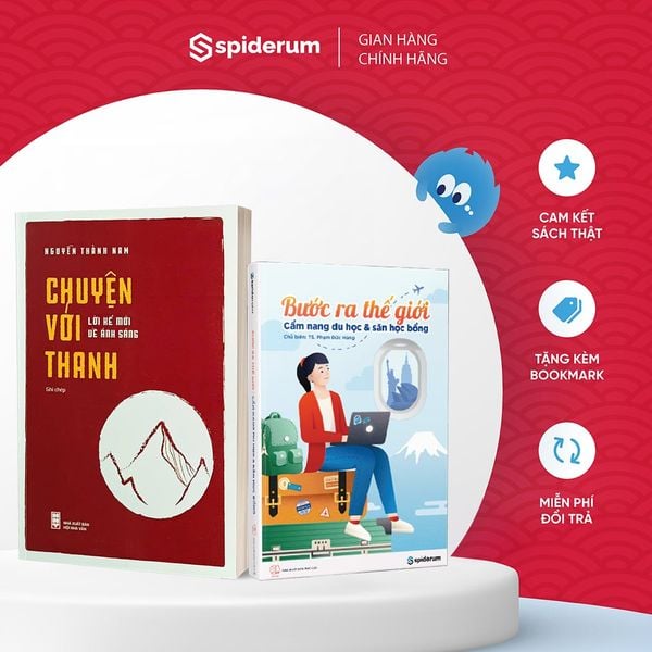  Combo Sách Chuyện Với Thanh và Bước Ra Thế Giới - Cẩm Nang Du Học Và Săn Học Bổng 