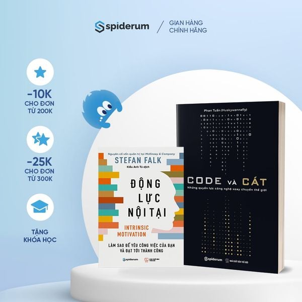  Combo Hướng Nghiệp - Sách Code Và Cát và Động Lực Nội Tại 
