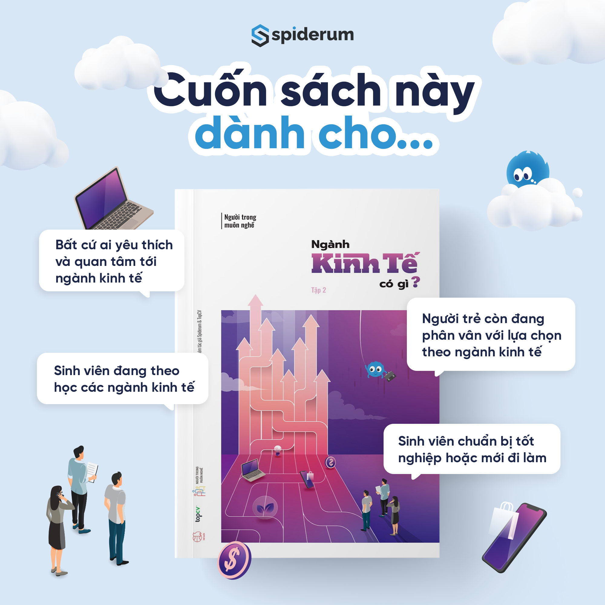  Sách - Combo Người Trong Muôn Nghề: Định hướng nghề nghiệp toàn diện và Ngành Kinh Tế Có Gì? Tập 2 
