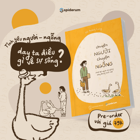  [Xả kho Đón Tết] Sách Tản Văn Chuyện Người Chuyện Ngỗng - tác giả Vũ Hoàng Long 