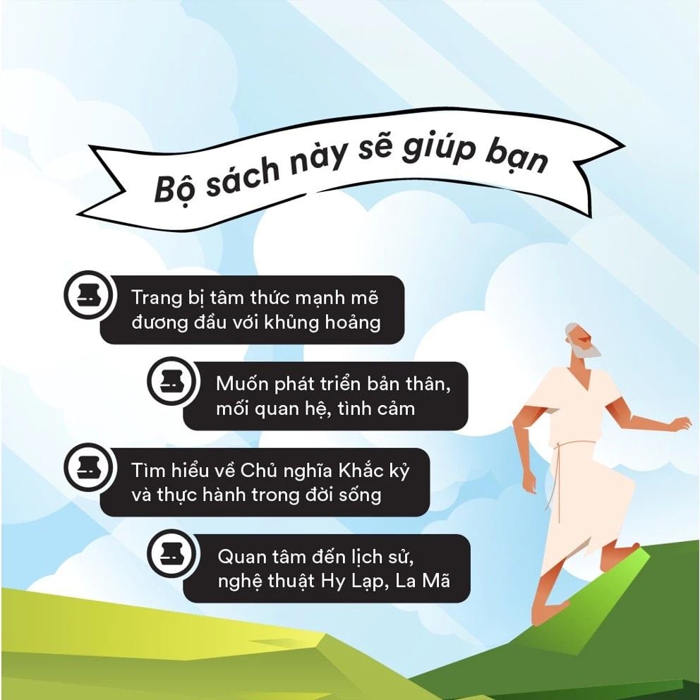  Sách Seneca: Những Bức Thư Đạo Đức - Chủ Nghĩa Khắc Kỷ Trong Đời Sống - Tập 1 - Tâm thế vững vàng trước khủng hoảng kinh tế (Tái bản 185k) 