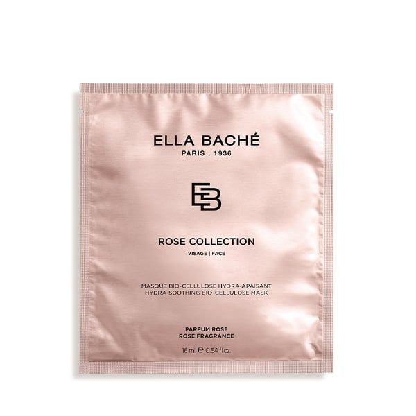 Ella Baché Hydra-Soothing Bio-Cellulose Mask - Mặt nạ vi sợi tinh chất hoa hồng căng mướt da 3D COLLECTION SPA - ROSE