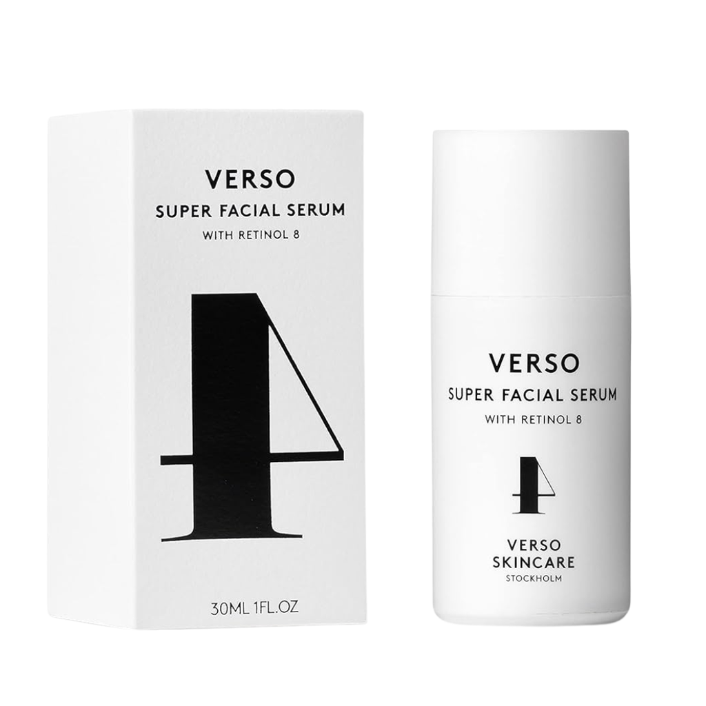 Verso Super Facial Serum – Serum Retinol 8 Trẻ Hóa Da, Giảm Nếp Nhăn, Làm Mịn & Căng Da 30ml