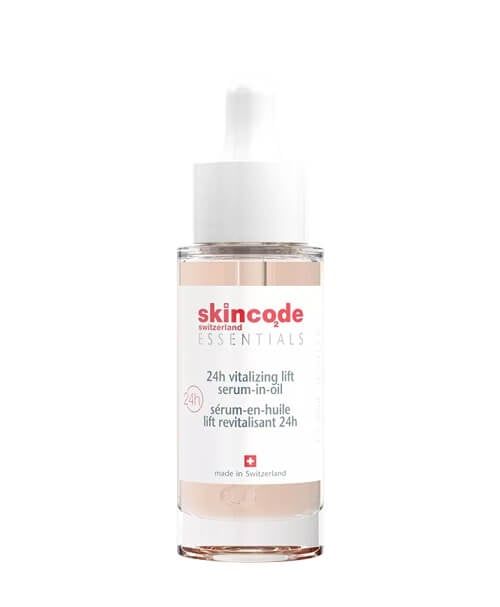 SKINCODE Huyết thanh nâng cơ, phục hồi năng lượng và tái tạo làn da – 24h Vitalizing Lift Serum In Oil