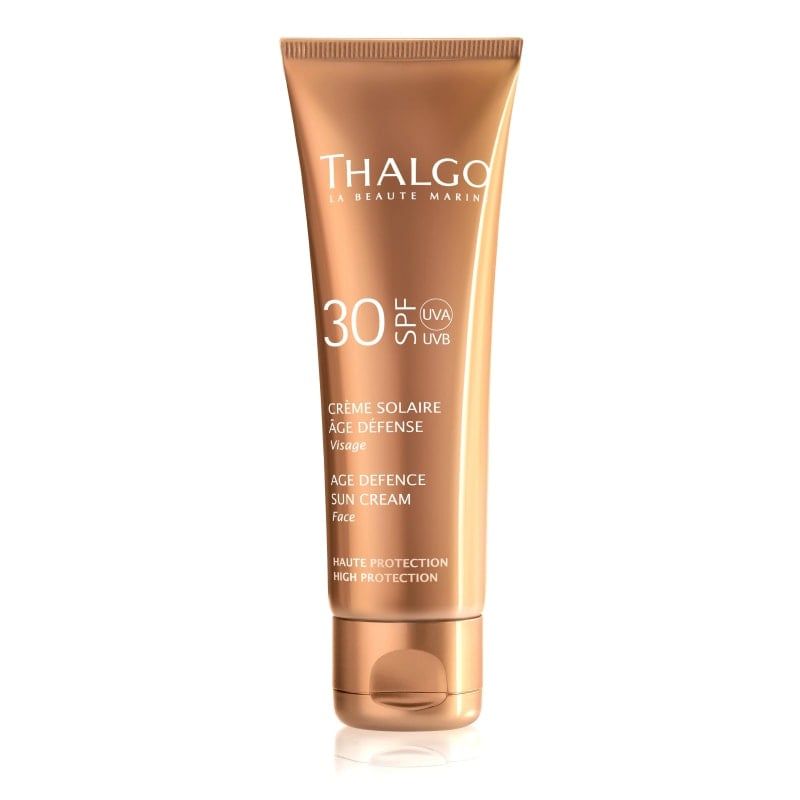 THALGO Kem chống nắng SPF30 bảo vệ da trước tác động của tia UV Age Defence Sun Cream