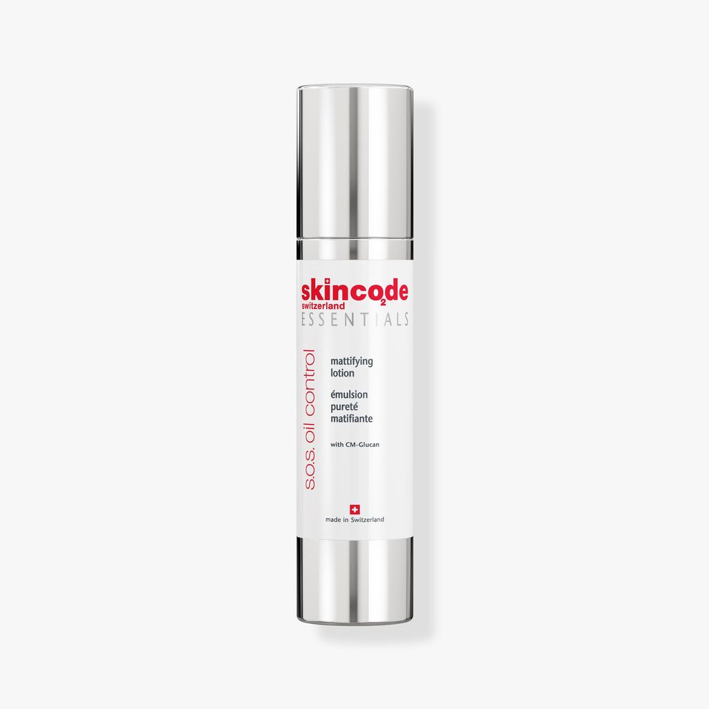 SKINCODE Nhũ tương cân bằng độ ẩm & dầu, phục hồi da, làm lành tổn thương do mụn – Essentials S.O.S oil control mattifying lotion SKU: 1702
