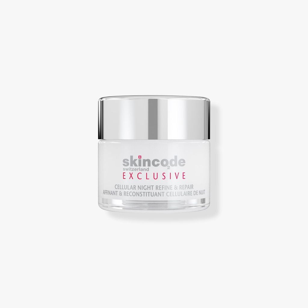 SKINCODE Kem tế bào trẻ hóa, tái tạo da ban đêm, nâng cơ, xóa nhăn và định hình đường nét khuôn mặt – Cellular Night Refine & Repair
