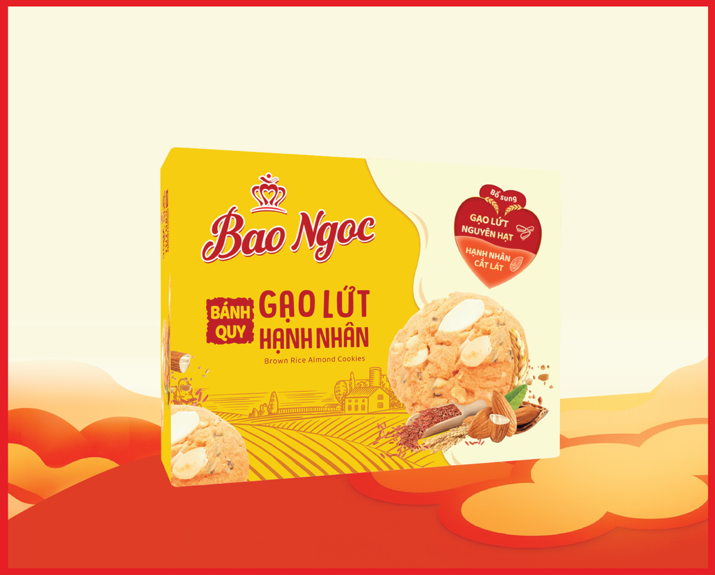 Bánh Quy Gạo Lứt Hạnh Nhân 216g