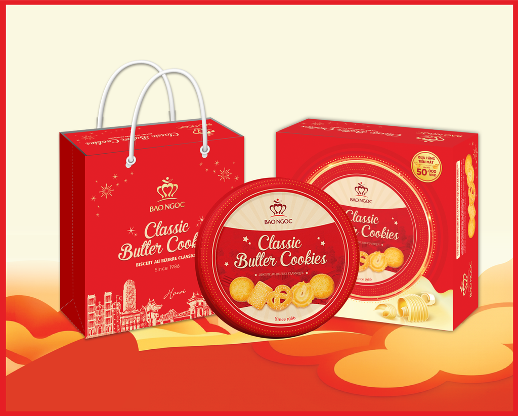 Bánh Quy Bơ Bảo Ngọc - Hộp 500g