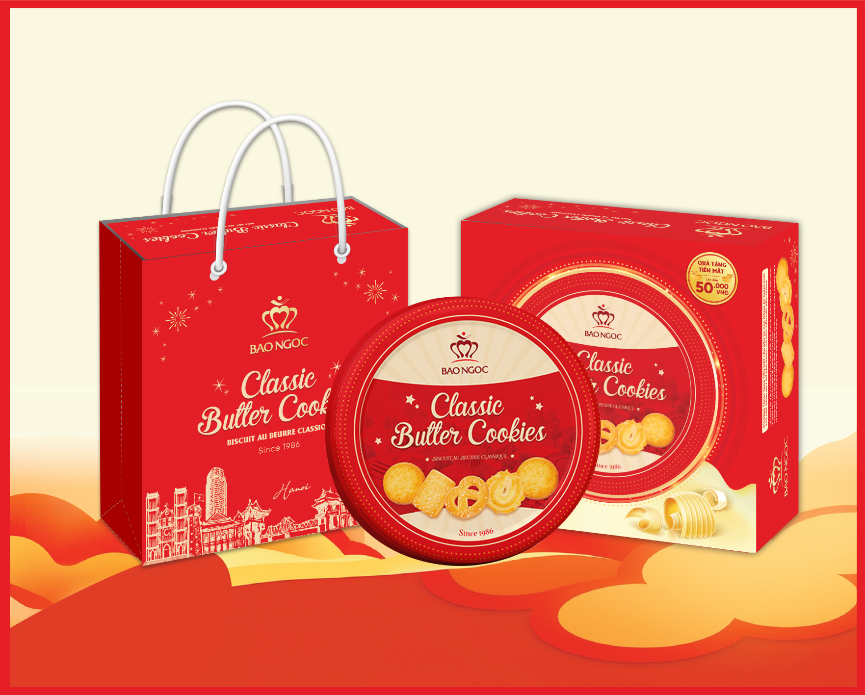 Bánh Quy Bơ Bảo Ngọc - Hộp 500g