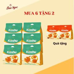 [6 tặng 2] Bánh bông lan sợi gà Bảo Ngọc 6 gói tặng 2 gói sợi bbq