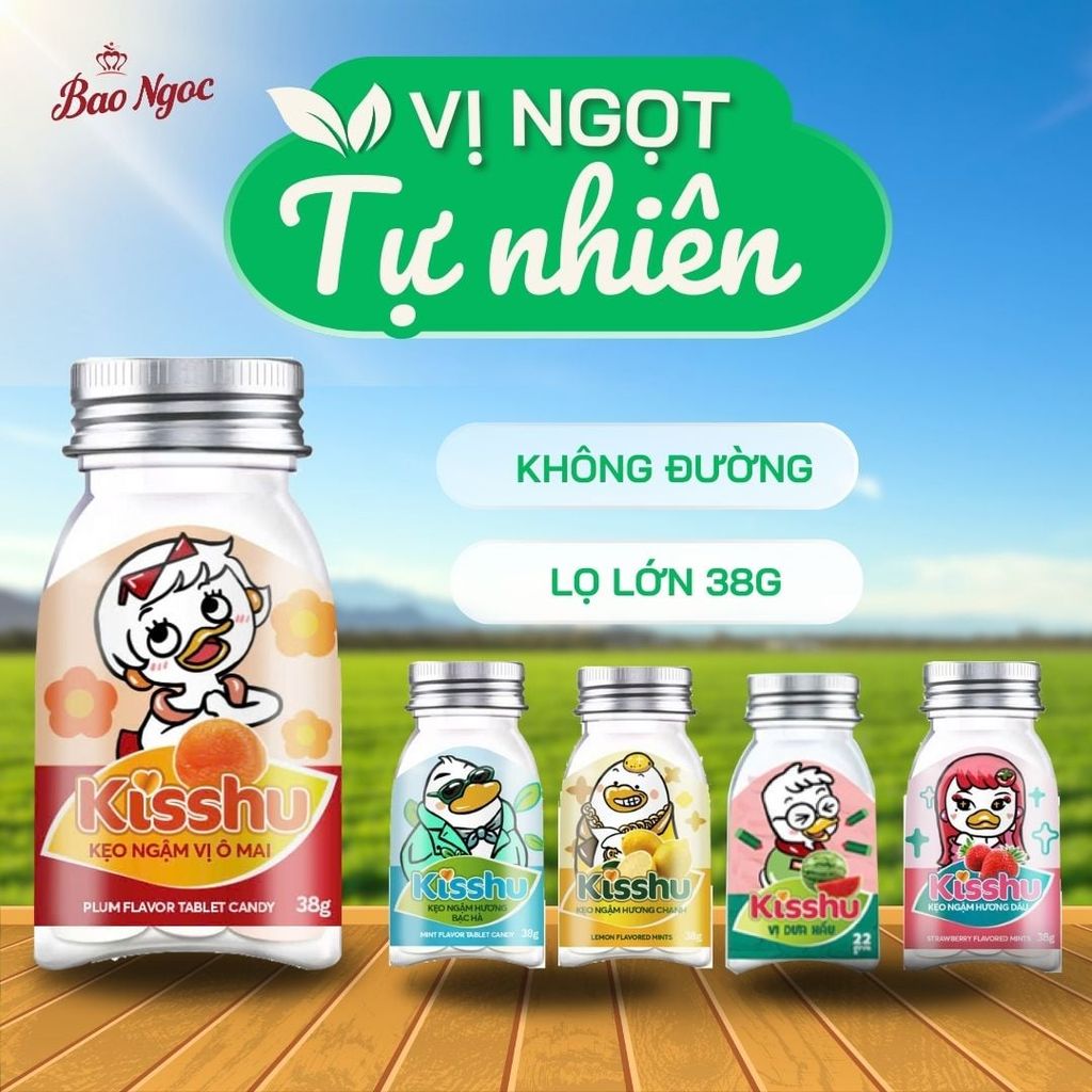 Kẹo Ngậm Thơm Miệng KISSHU – Bảo Ngọc