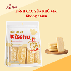 Bánh gạo sữa kisshu Bảo Ngọc vị phô mai túi 240g