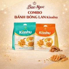 [2 Loại] Bánh Bông Lan Sợi Thịt Bảo Ngọc 2 Vị Bánh Trứng Tươi Sợi Gà Và Vị Chà Bông Sợi Thịt