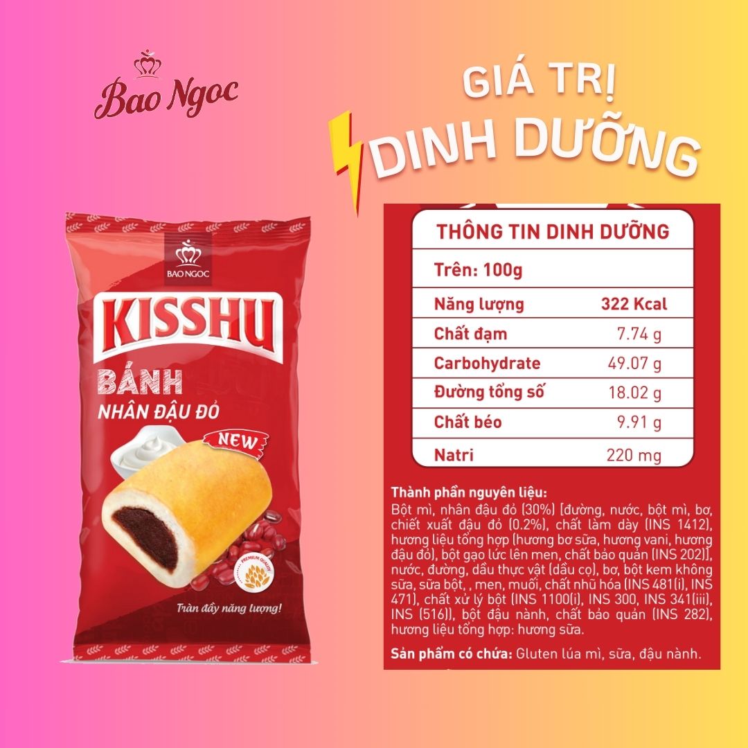 Bánh tươi nhân đậu đỏ – Bánh Bảo Ngọc