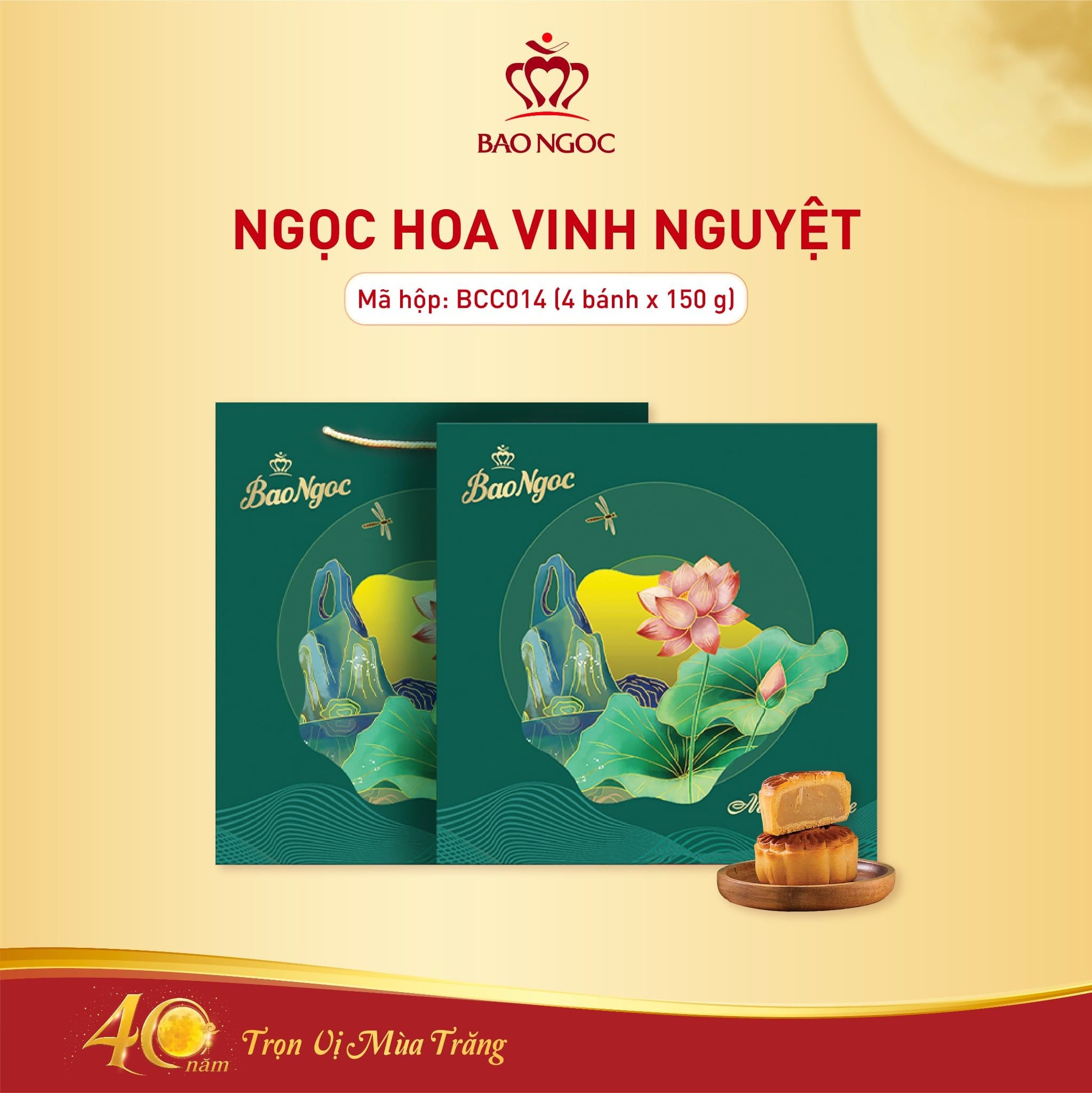 Hộp Bánh Trung Thu Ngọc Hoa Vinh Nguyệt | Bảo Ngọc