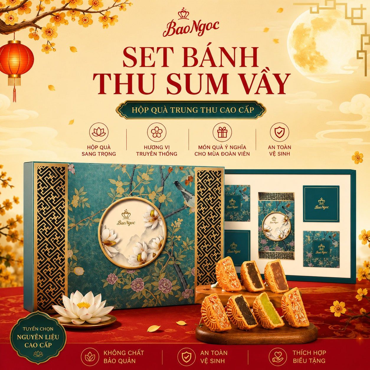 Bánh Trung Thu cao cấp 