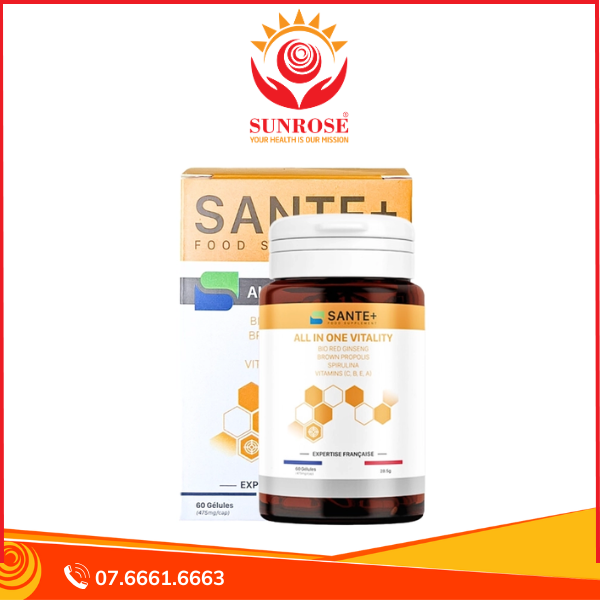  Viên uống All In One Vitality – Chống lão hóa, tăng cường miễn dịch & sức khỏe tổng thể – Hộp 60 viên 