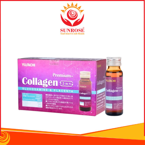  Nước uống Collagen Yusachi Premium - Hộp 10 chai x 50ml 