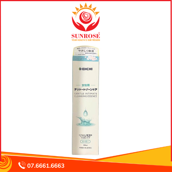  Dung Dịch Vệ Sinh Phụ Nữ Cao Cấp IDICHI 200ml (Xanh), Nhật Bản 