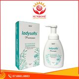  Bọt vệ sinh phụ nữ Ladysofts Premium – Dưỡng ẩm, làm sạch, cân bằng pH – Chai 250ml 