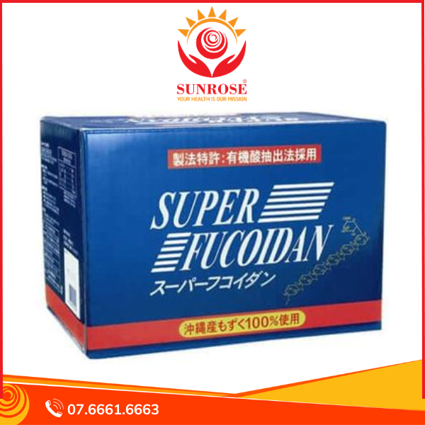  SUPER FUCOIDAN - Thực Phẩm Bảo Vệ Sức Khỏe Nhật Bản, Hộp 30 gói 