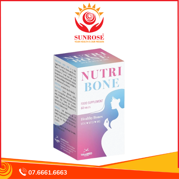  Viên uống Nutri Bone – Tăng hấp thu canxi, xương chắc khỏe – Hộp 60 viên 