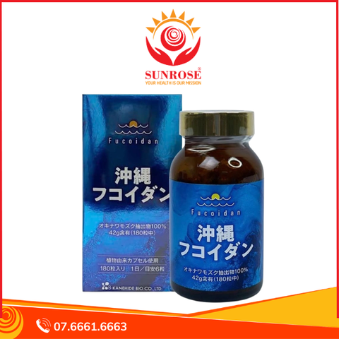  OKINAWA FUCOIDAN xanh 180 viên - Viên uống hỗ trợ điều trị ung thư 